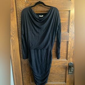 Athleta Black Long Sleeve Dress